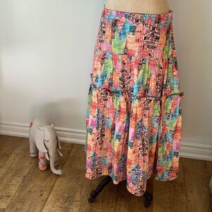 EVA FRANCO | from Anthropologie) Bright Buildings Skirt